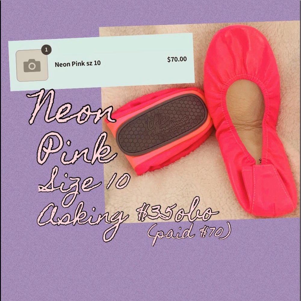 The Storehouse Flats Neon Pink size 10